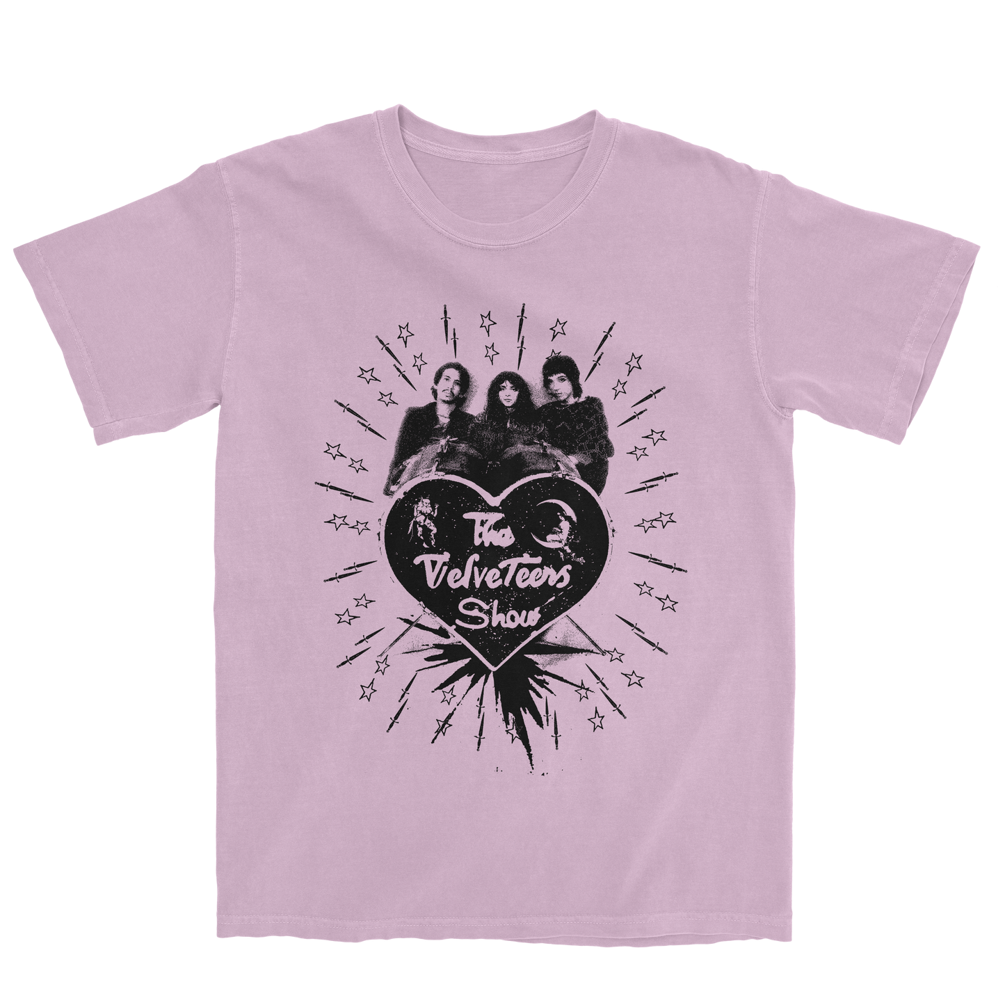Lilac Heart Kick Drum Tee