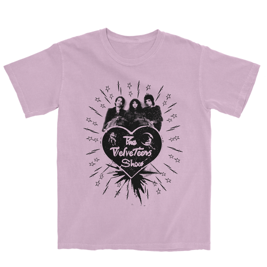 Lilac Heart Kick Drum Tee