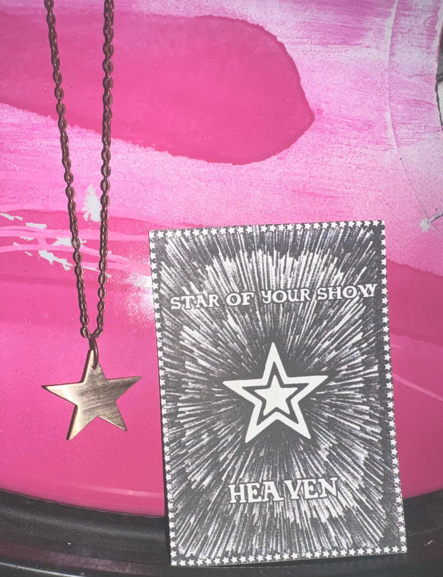 Star of Your Show Cymbal Necklace